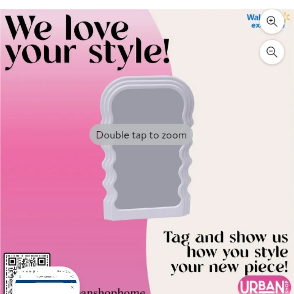A wavey led mirror